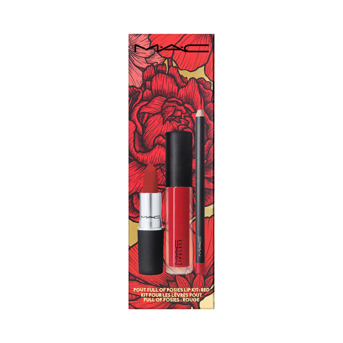 POUTFULL OF POSIES LIP KIT: RED