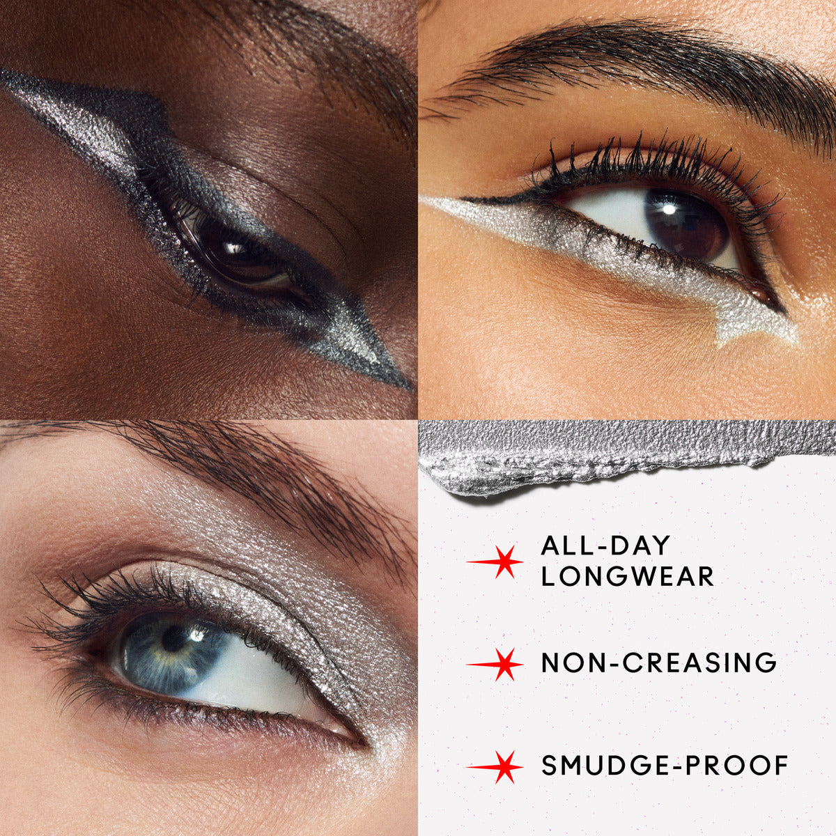 DAZZLESHADOW LIQUID EYE SHADOW#Silver Surfer