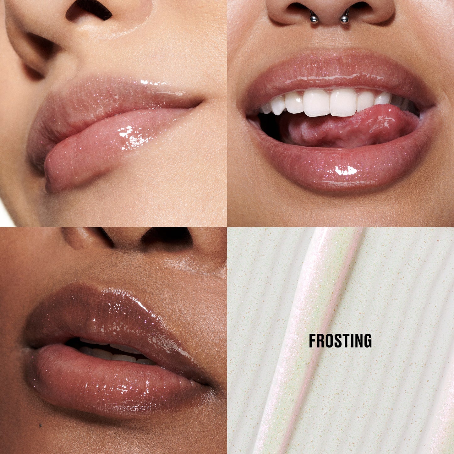 LIPGLASS AIR NON-STICKY GLOSS / MINI M·A·C#Frosting