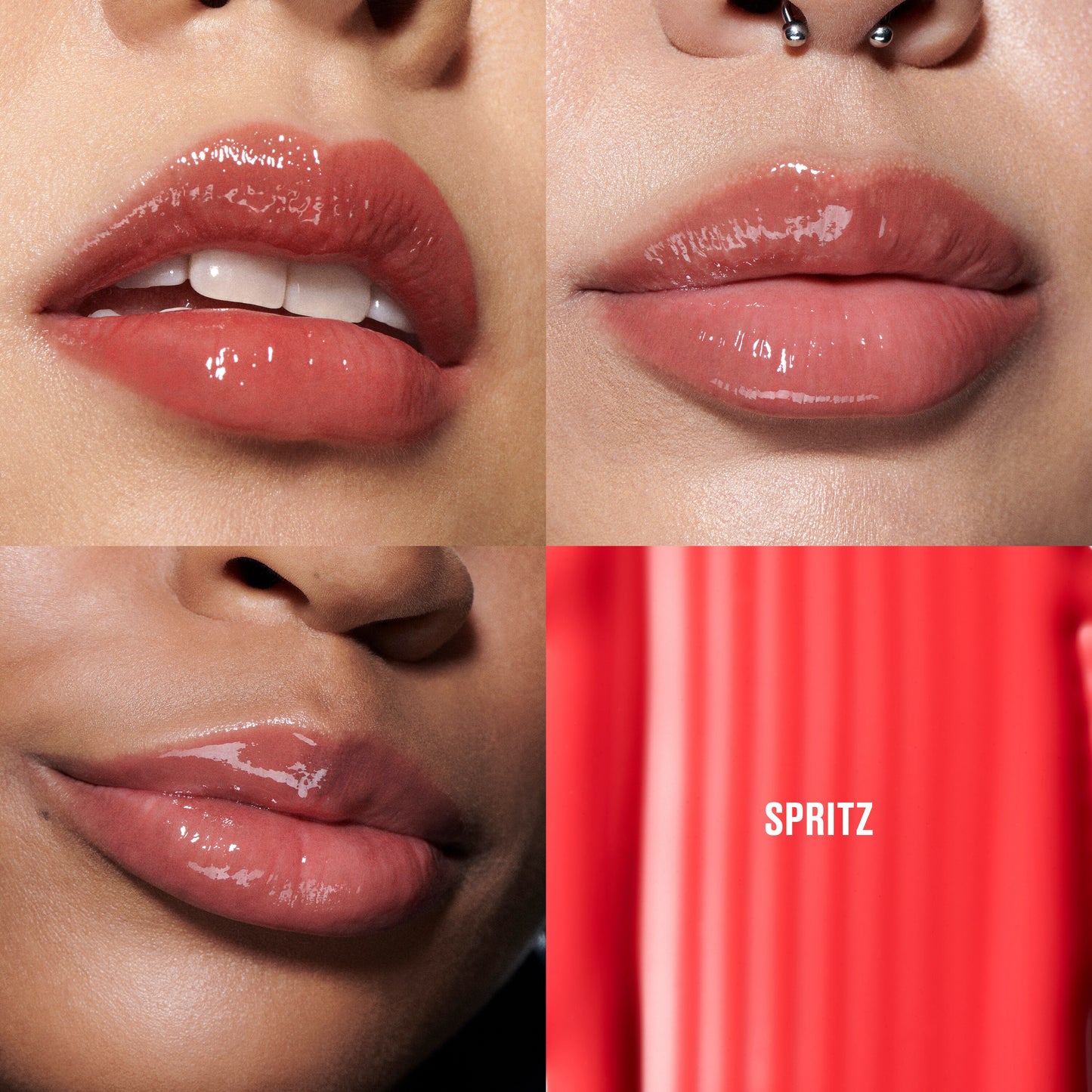 LIPGLASS AIR NON-STICKY GLOSS / MINI M·A·C#Spritz