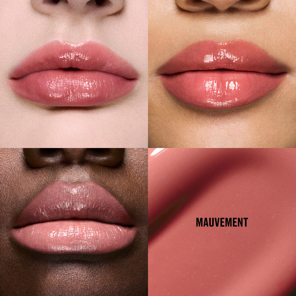 LIPGLASS CUSHION HIGH-PIGMENT LIP OIL#Mauvement