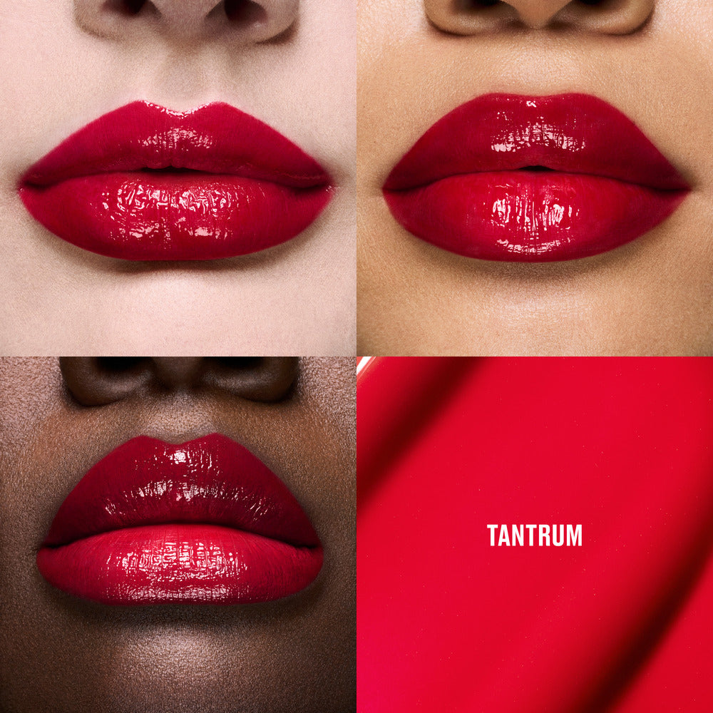 LIPGLASS CUSHION HIGH-PIGMENT LIP OIL#Tantrum